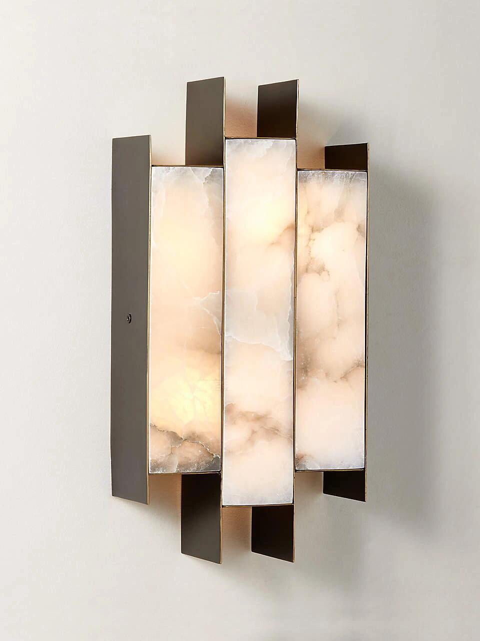 Finto Panel Modern Alabaster Wall Lamp