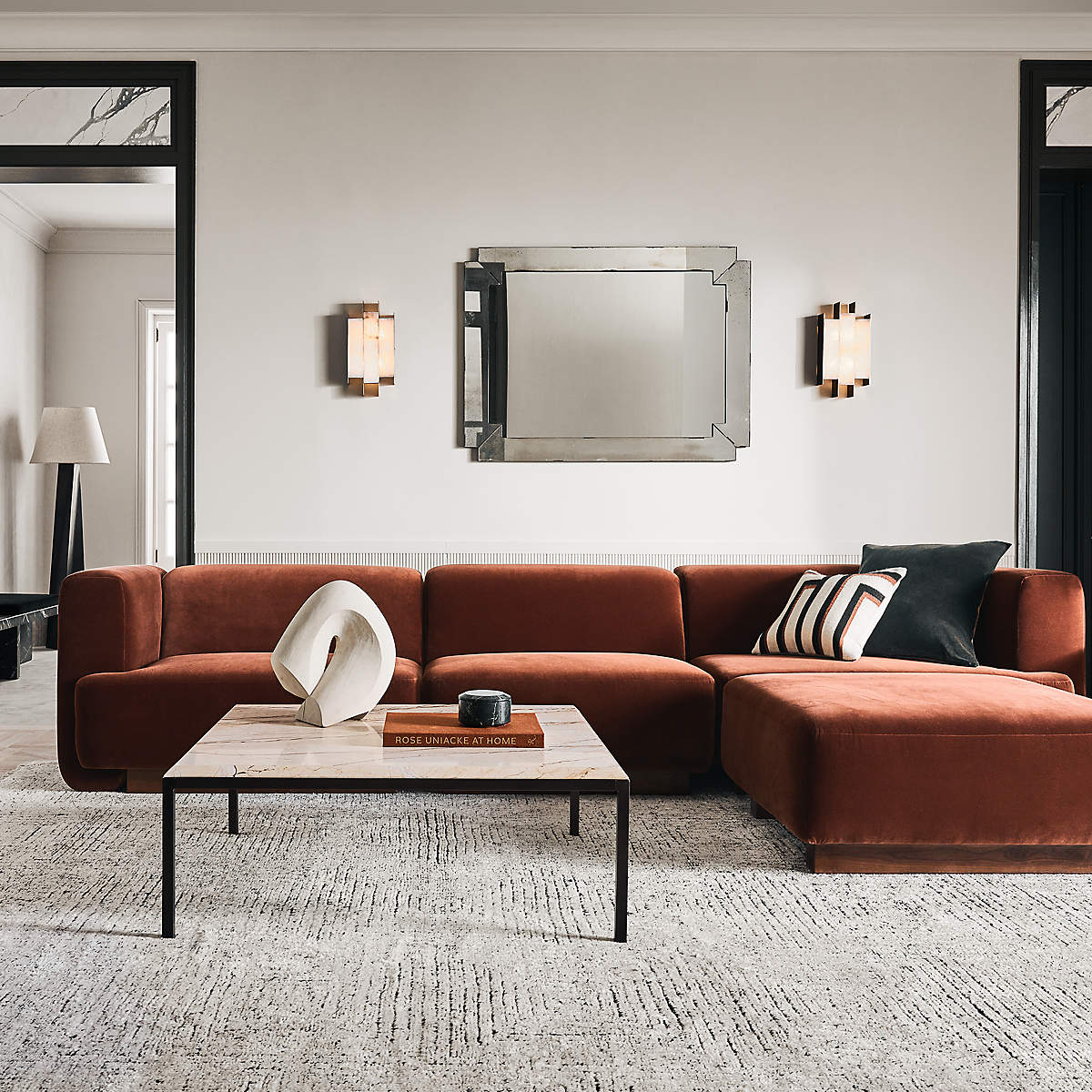 Finto Panel Modern Alabaster Wall Lamp