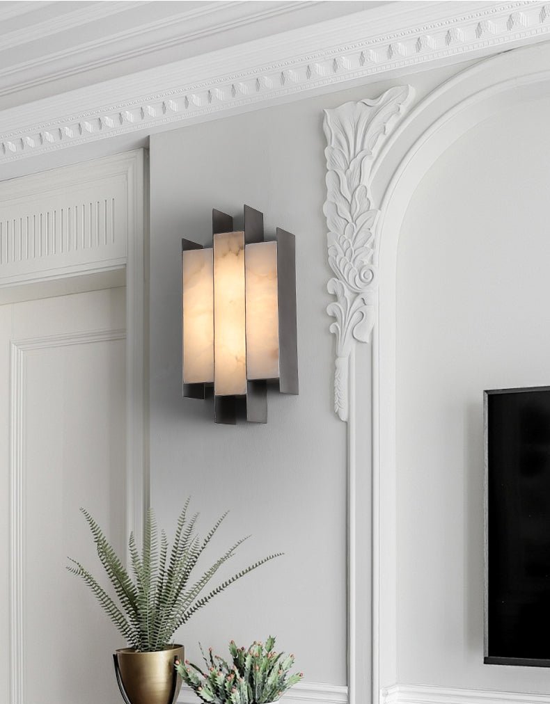 Finto Panel Modern Alabaster Wall Lamp