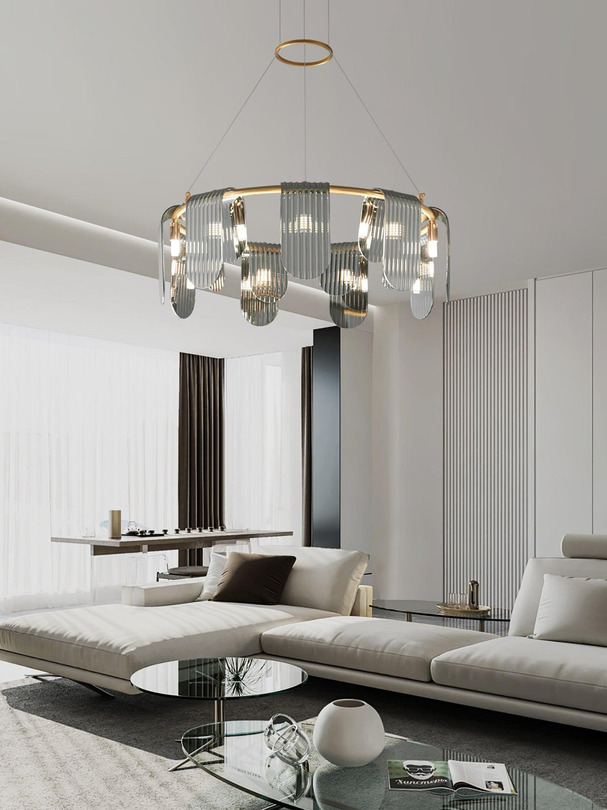 Celorella Modern Glass Chandelier