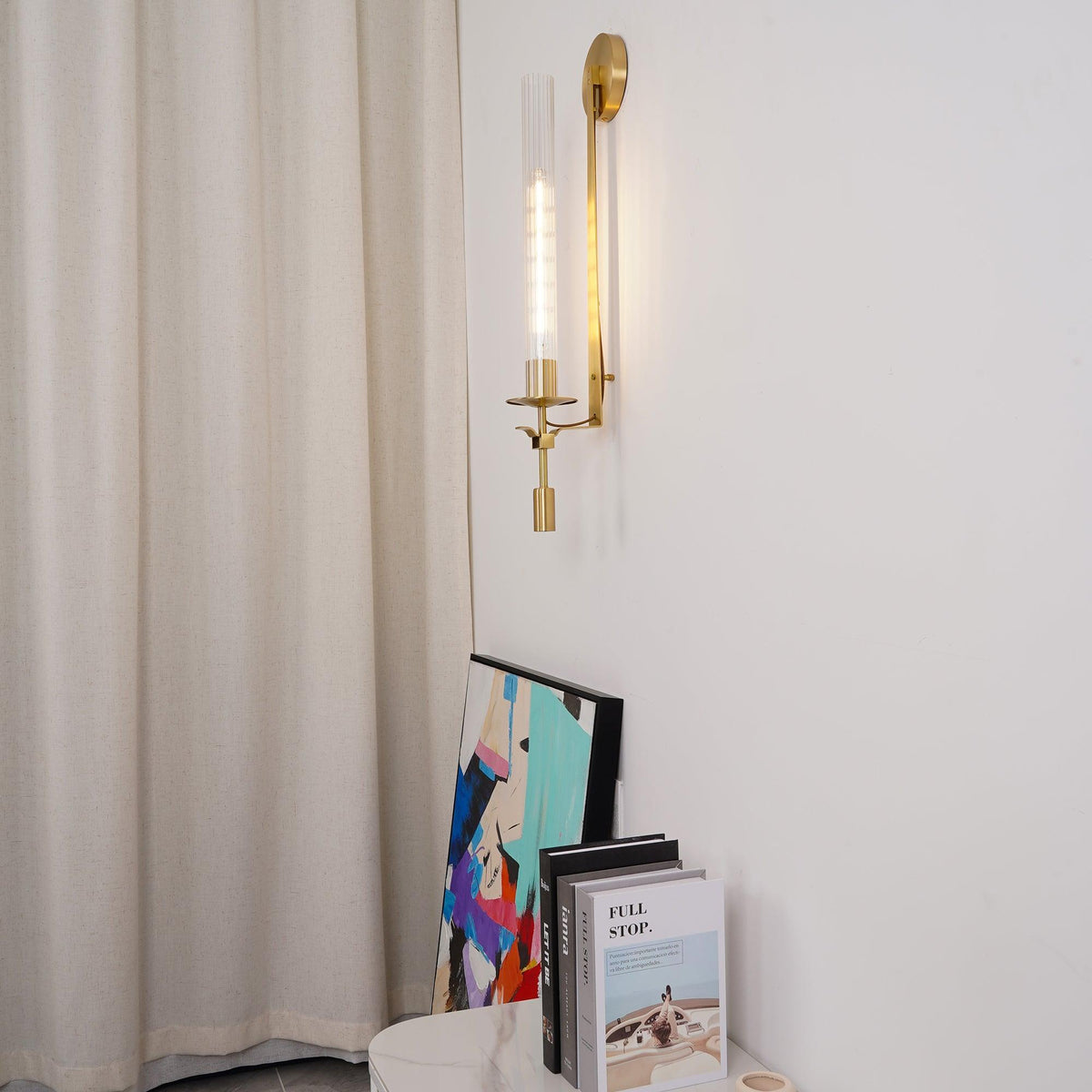 Sienna Glass Indoor Wall Lamp Farmhouse