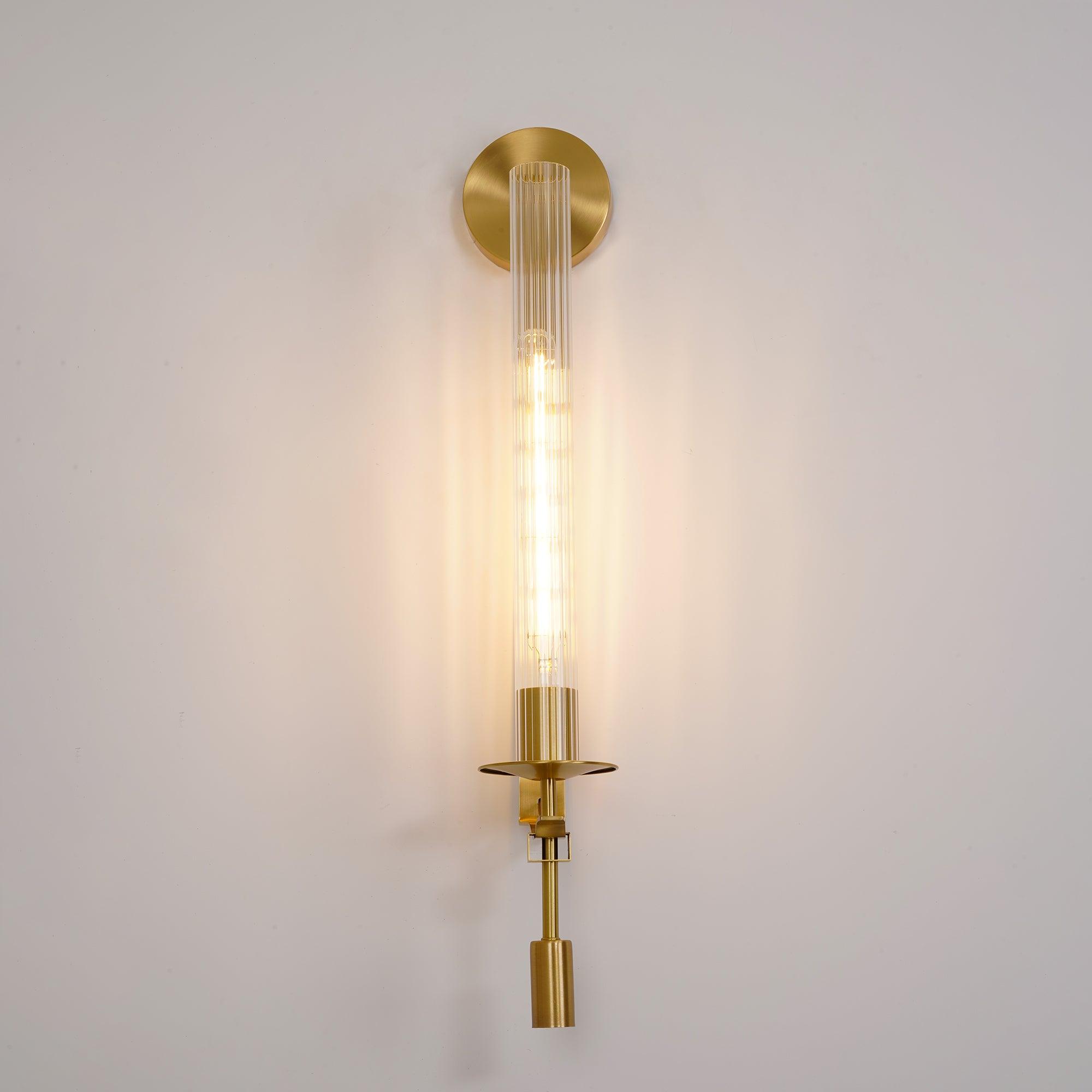 Sienna Glass Indoor Wall Lamp Farmhouse