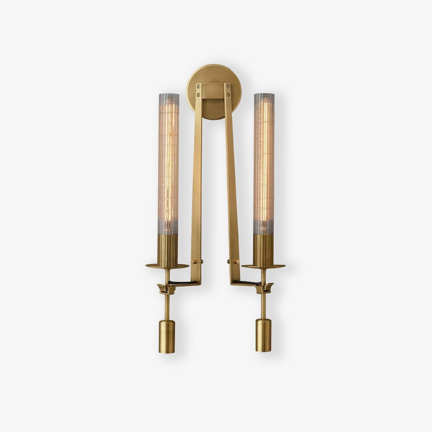 Sienna Glass Indoor Wall Lamp Farmhouse