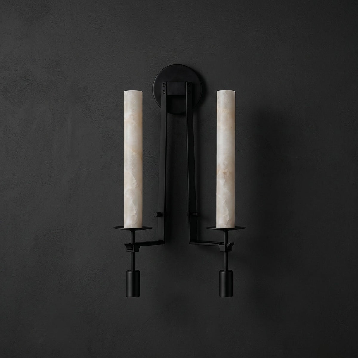 Alabaster Wall Lamp French Classicism