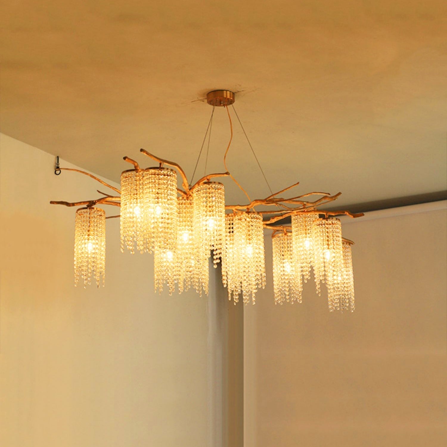 Avvariel Organic Brass Chandelier
