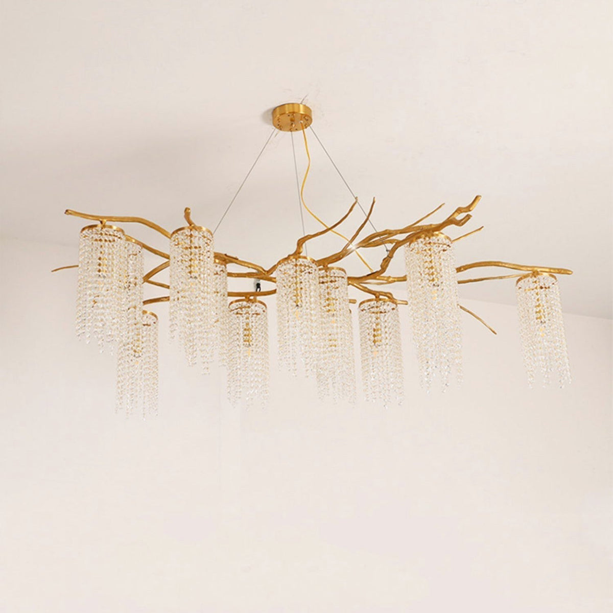 Avvariel Organic Brass Chandelier
