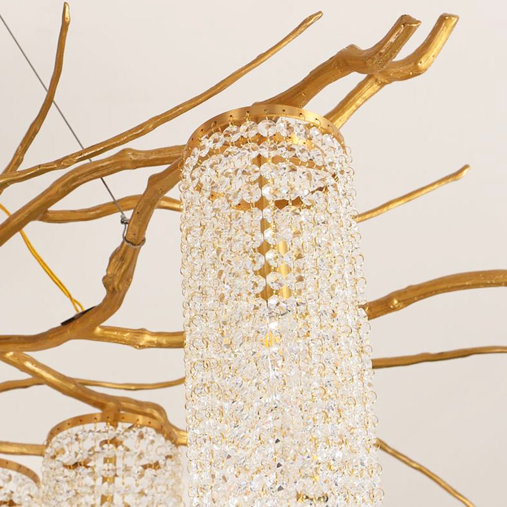 Avvariel Organic Brass Chandelier