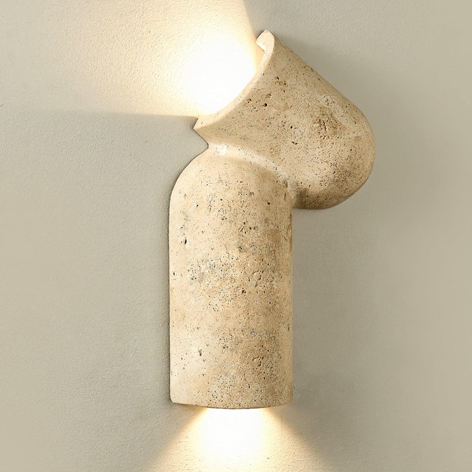 Valoreth Travertine Wall Light