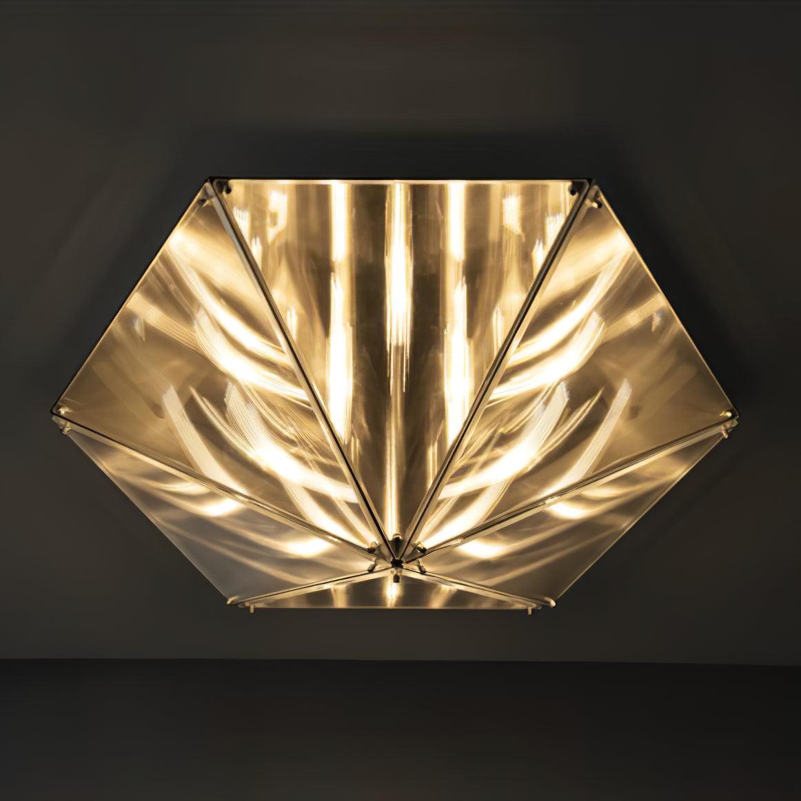 Facet Modern Glass Celing Lamp