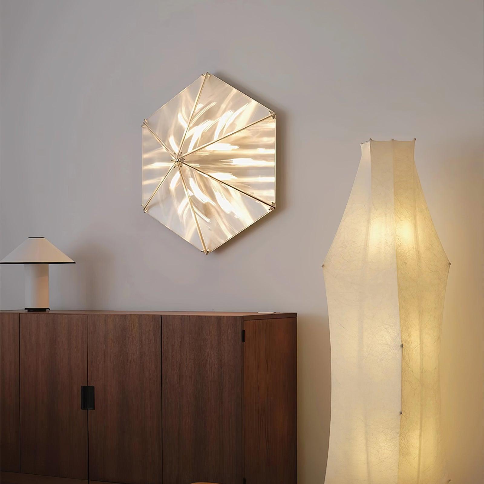 Facet Modern Glass Celing Lamp