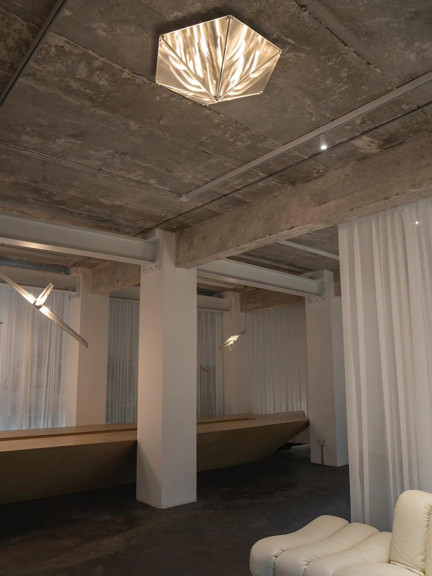 Facet Modern Glass Celing Lamp