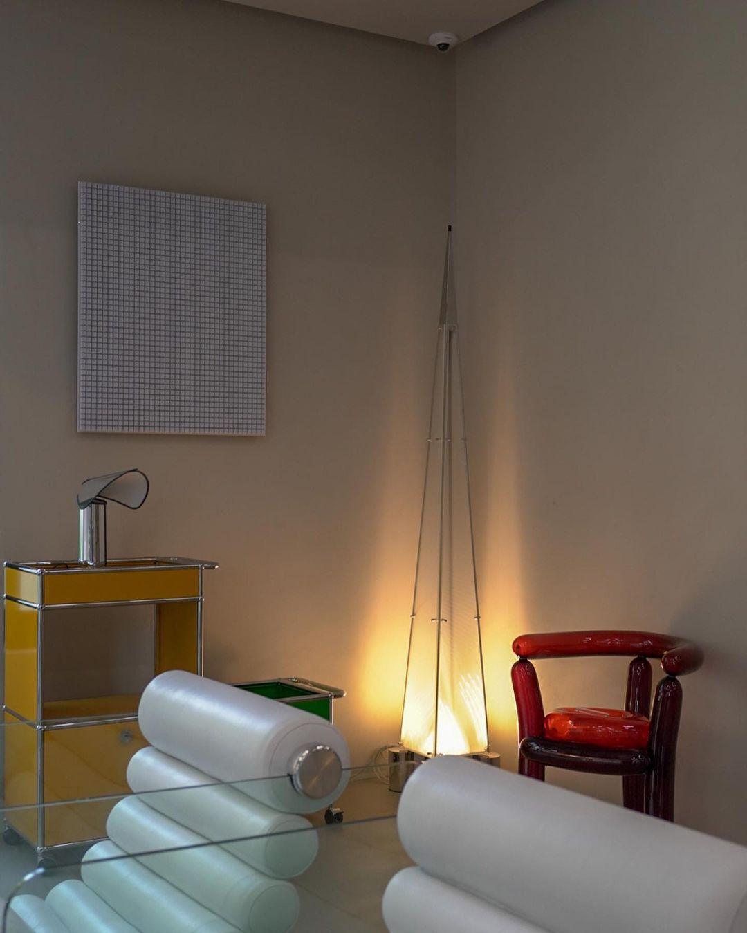 Velelira Modern Glass Floor Lamp