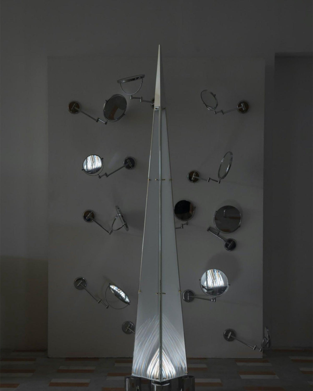 Velelira Modern Glass Floor Lamp