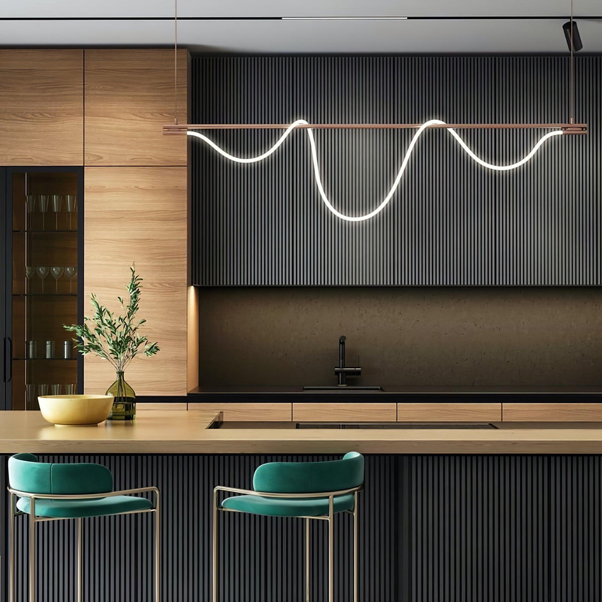 Vocor Chandelier Flexible Silicone Curve Modern Elegant