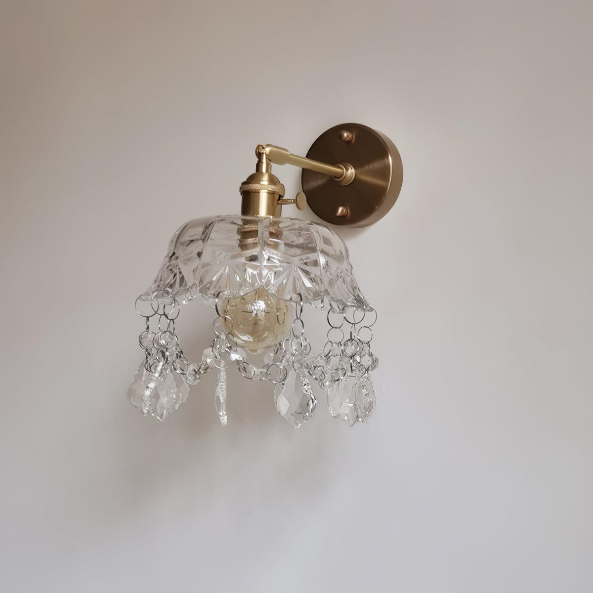 Baleno Postmodern Luxury French Tassel Crystal Wall Light