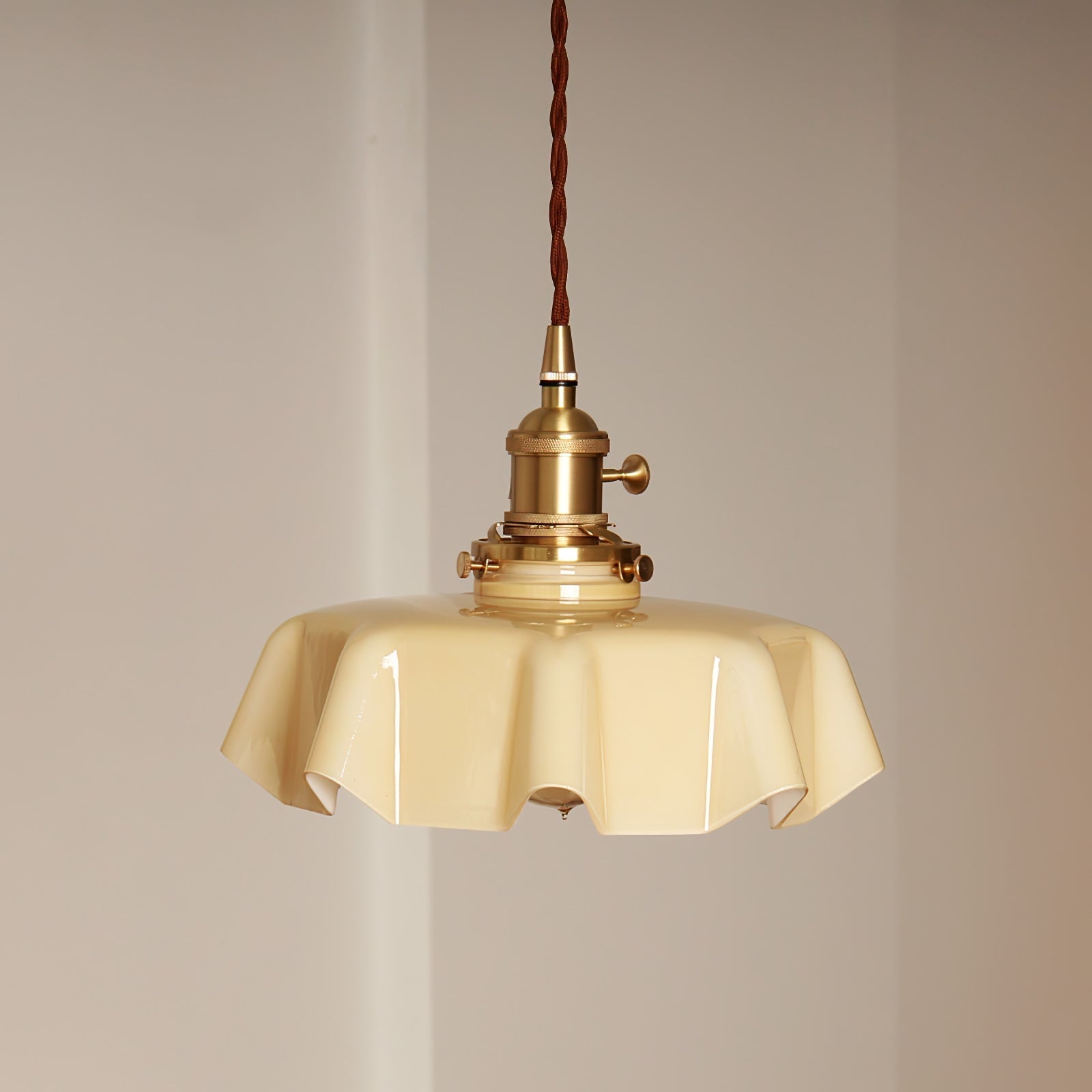 Lustra Pendant Light French Flower for Dining Room - Neutral Decor