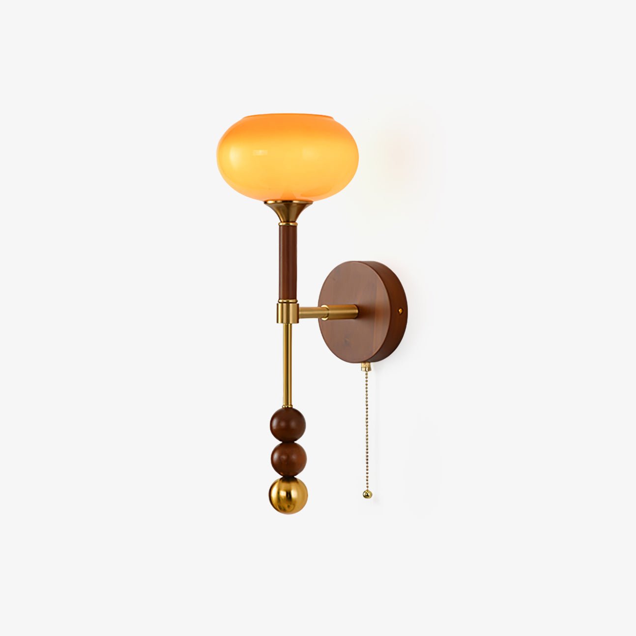Hilda Roma Elegance Wood Sconce Wall lamp - Neutral Decor