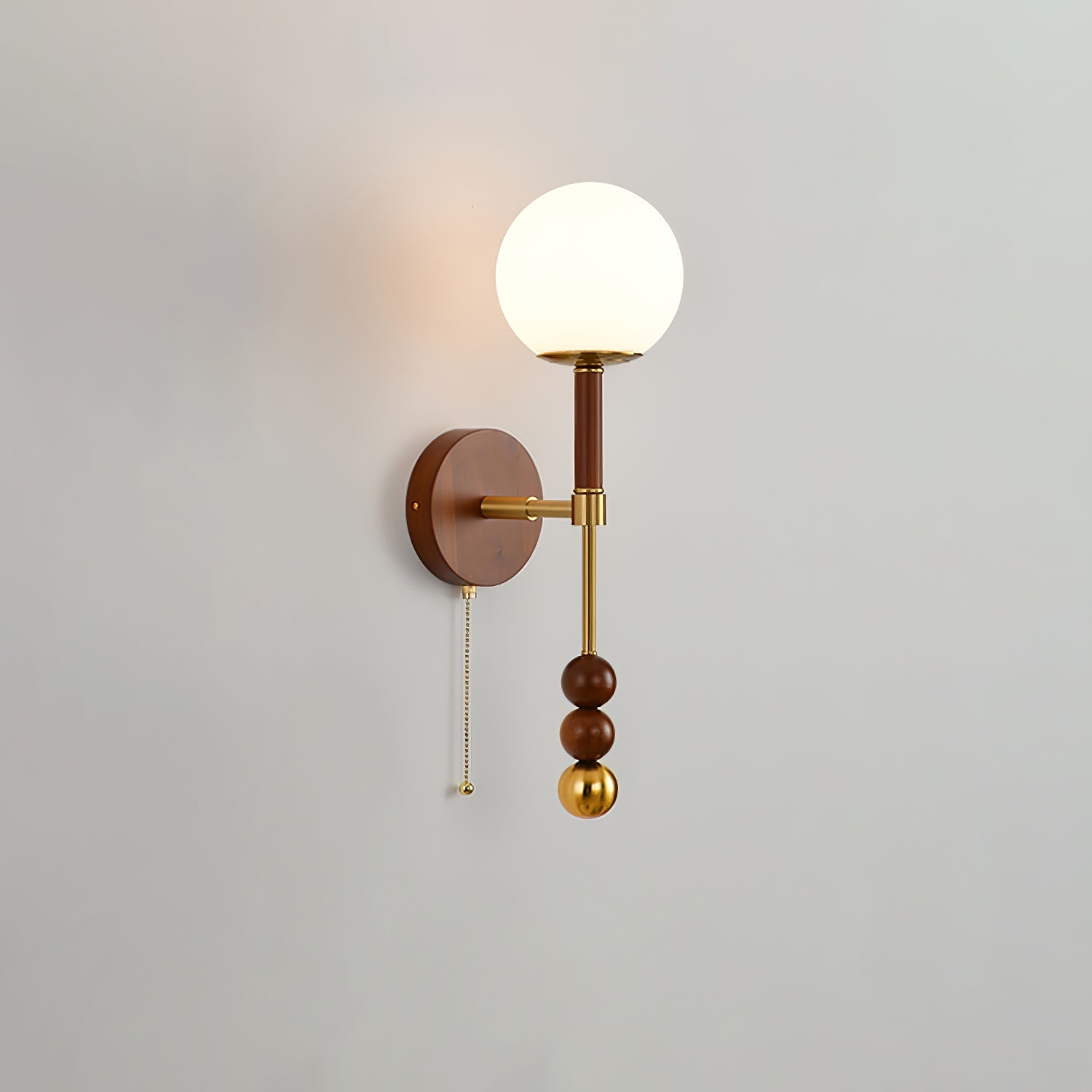 Hilda Roma Elegance Wood Sconce Wall lamp - Neutral Decor