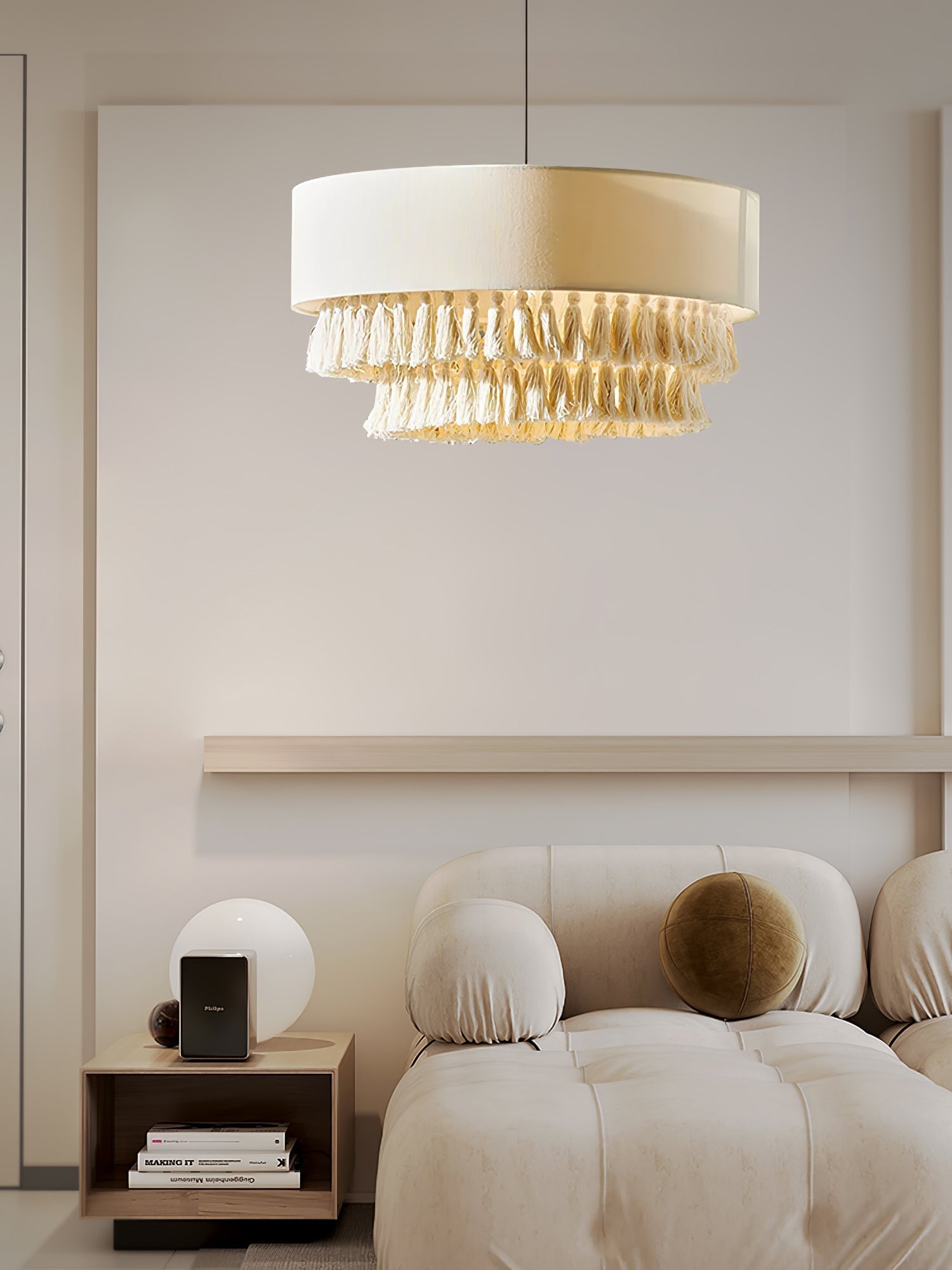 Cicaros Postmodern Luxury Fabric Pendant Lamp
