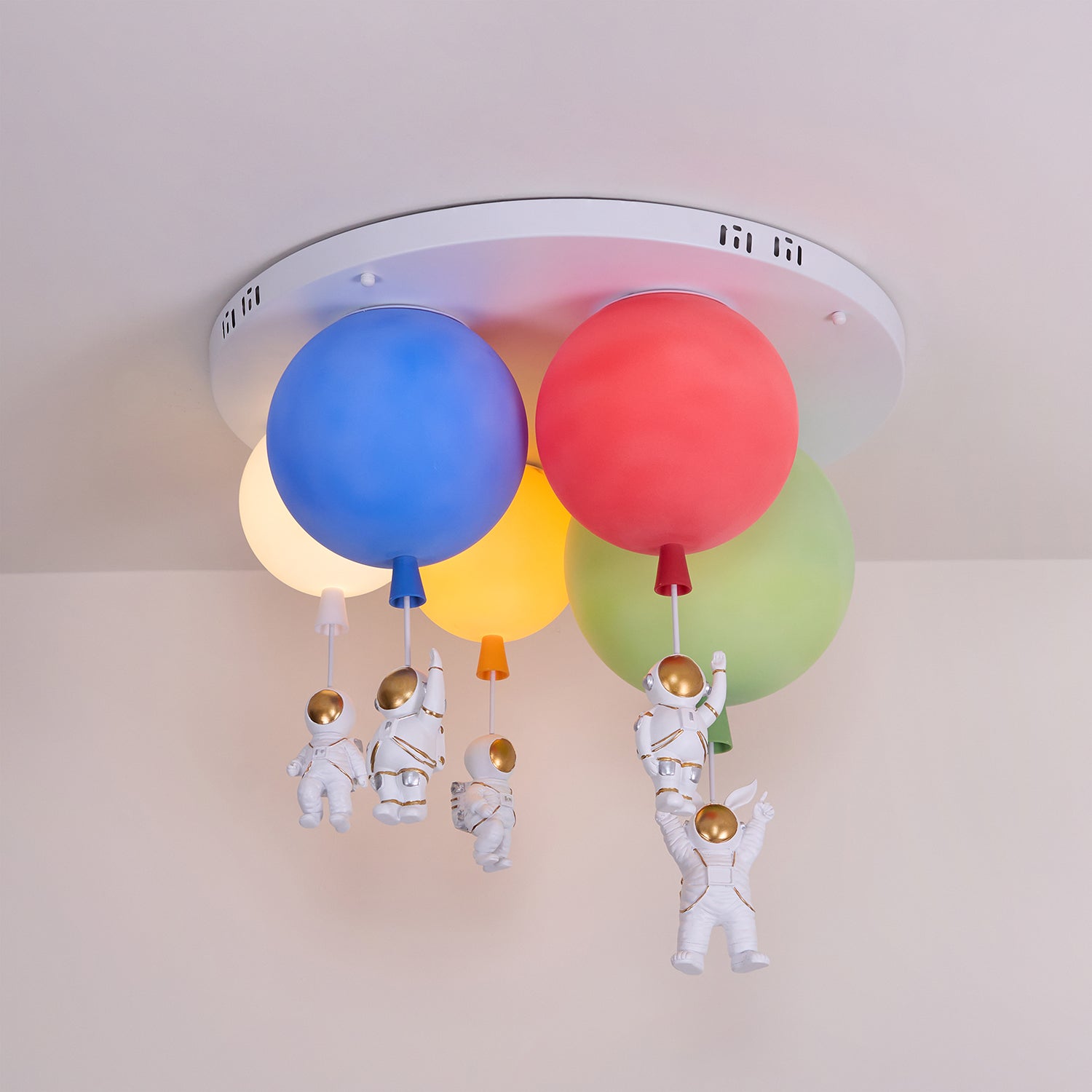 Gorvin Frosted Balloon Combination Ceiling Lamp