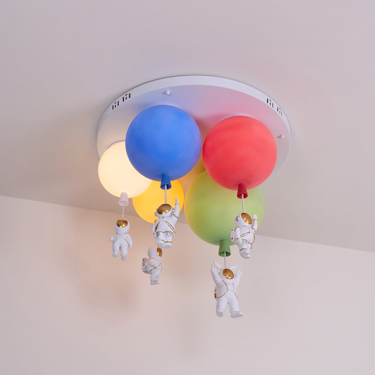 Gorvin Frosted Balloon Combination Ceiling Lamp