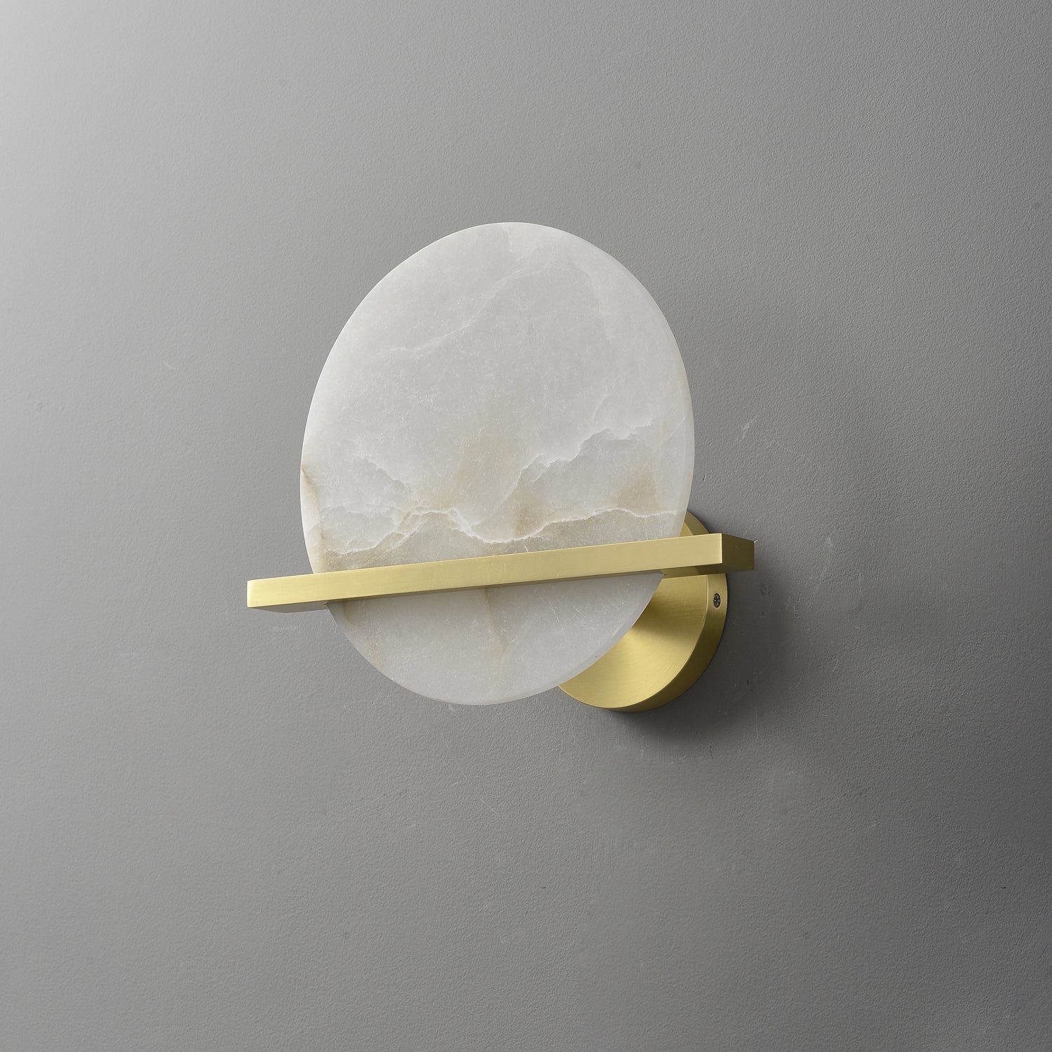 Avemis Sphere Alabaster Wall Light