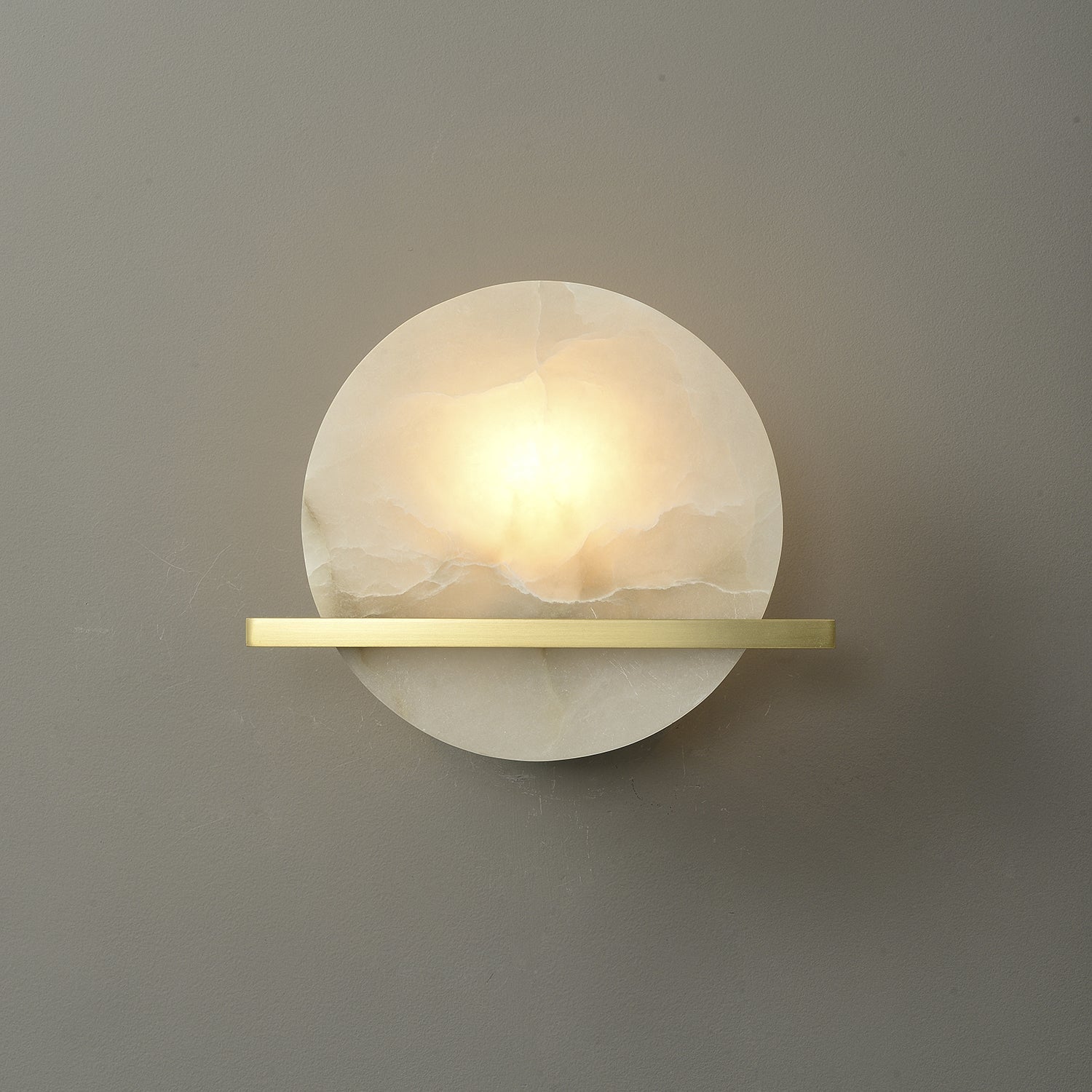 Avemis Sphere Alabaster Wall Light