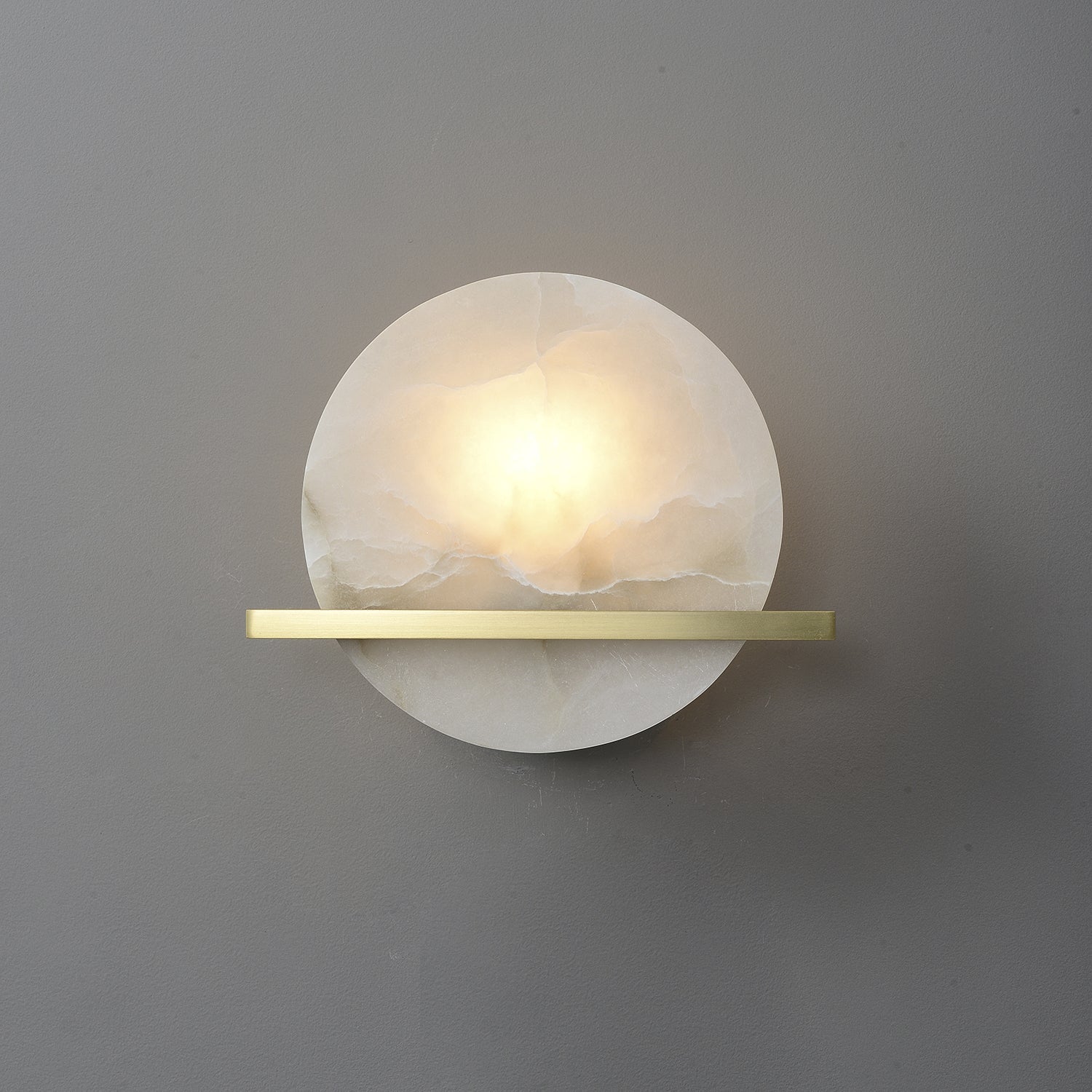 Avemis Sphere Alabaster Wall Light