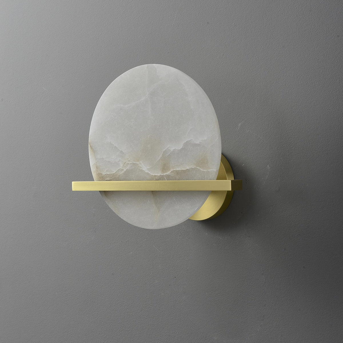 Avemis Sphere Alabaster Wall Light