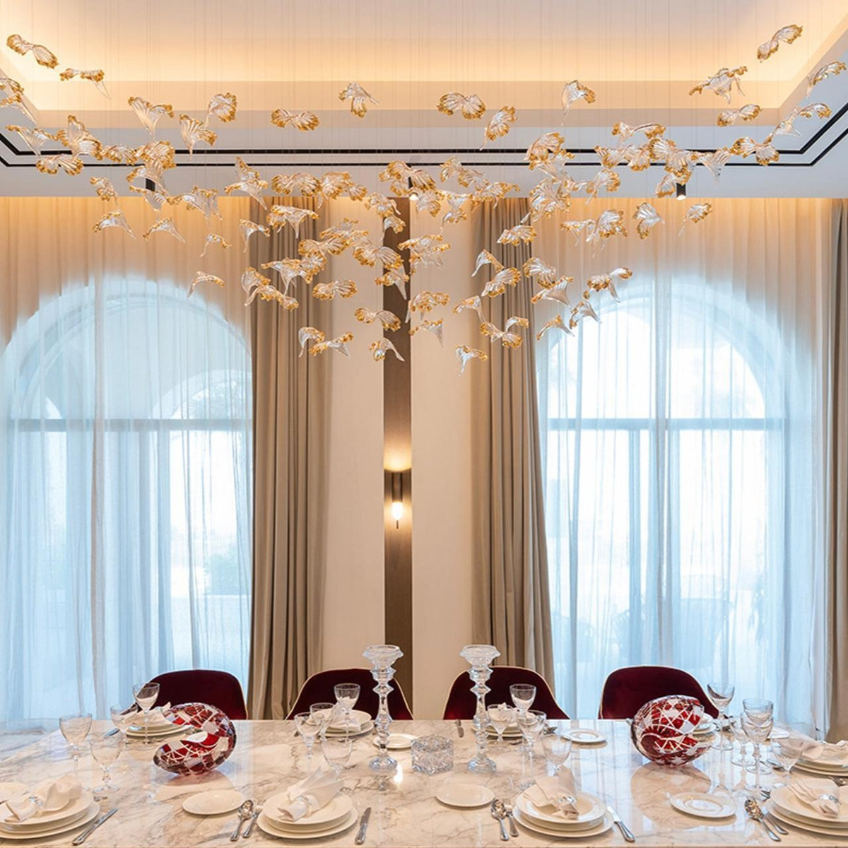 Citalora Crystal Cluster Pendant Light Chandelier