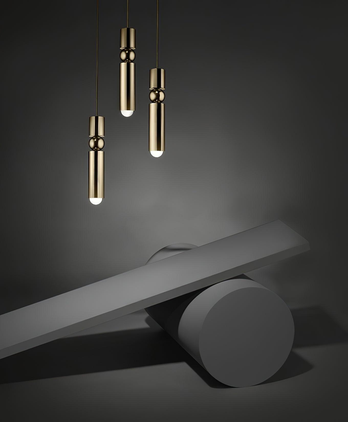 Zandria Geometric Pendant Light - Neutral Decor