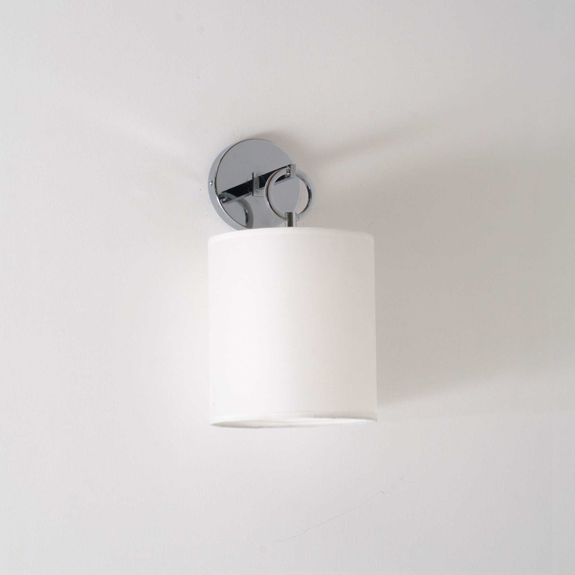 Emile Cylindrical Fabric Shade Wall Lamp Farmhouse