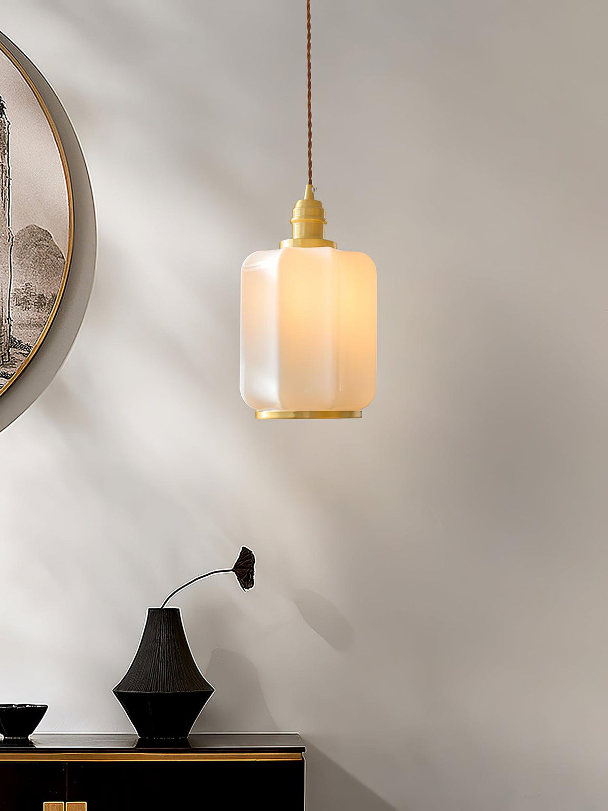 Lume Brass Vintage Pendant Light