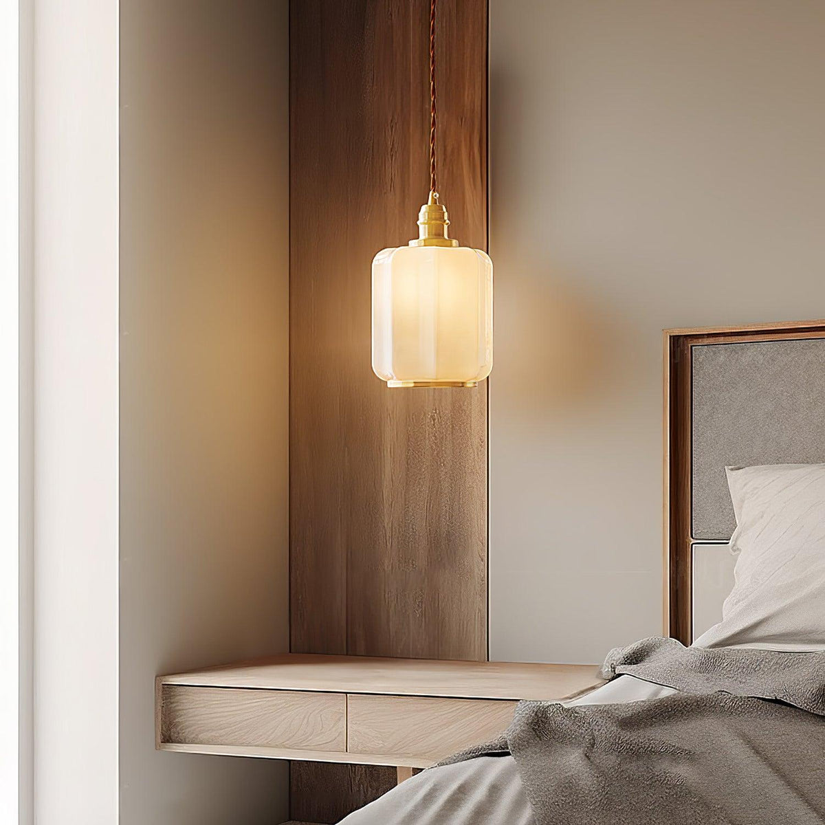 Lume Brass Vintage Pendant Light