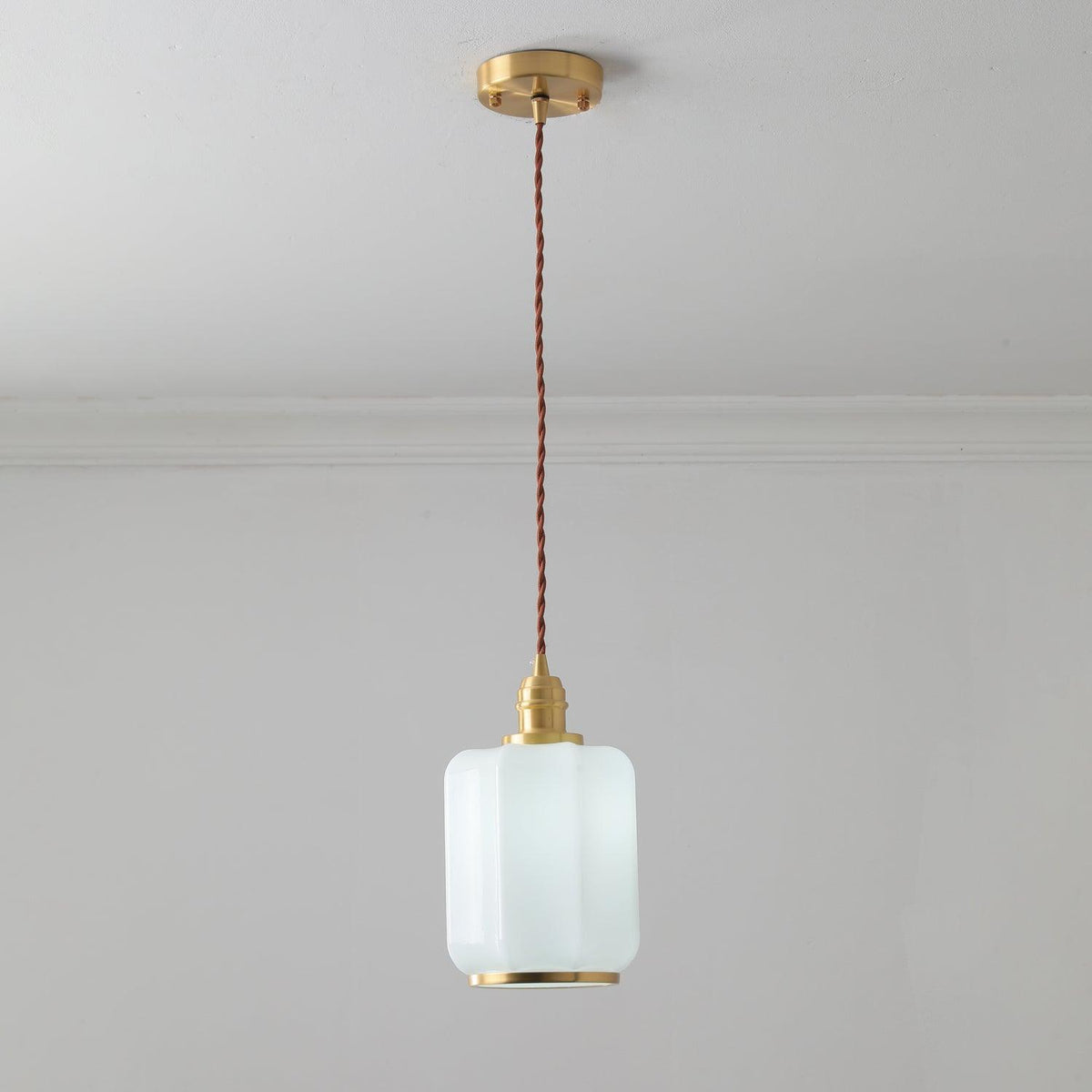 Lume Brass Vintage Pendant Light