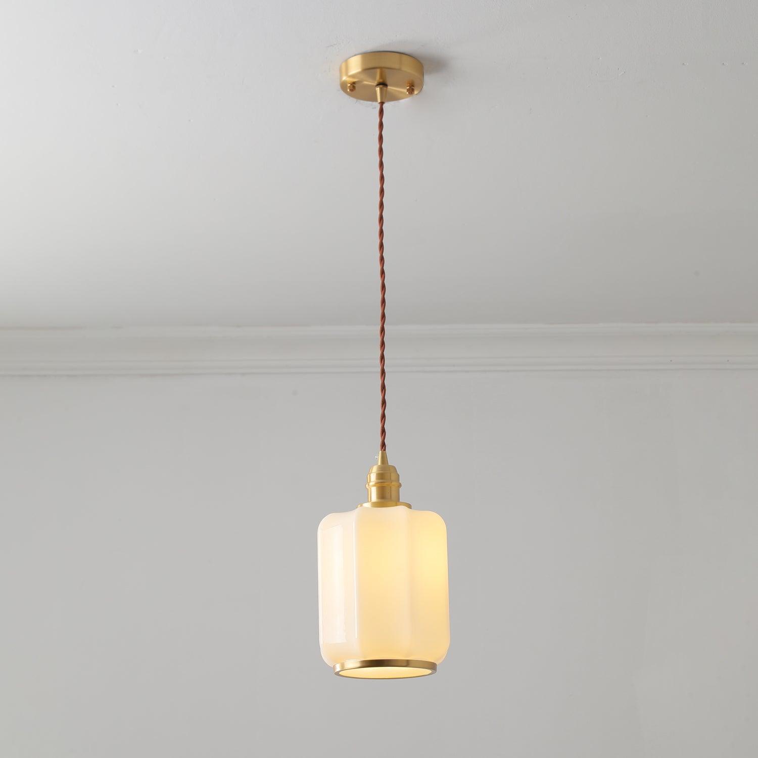 Lume Brass Vintage Pendant Light