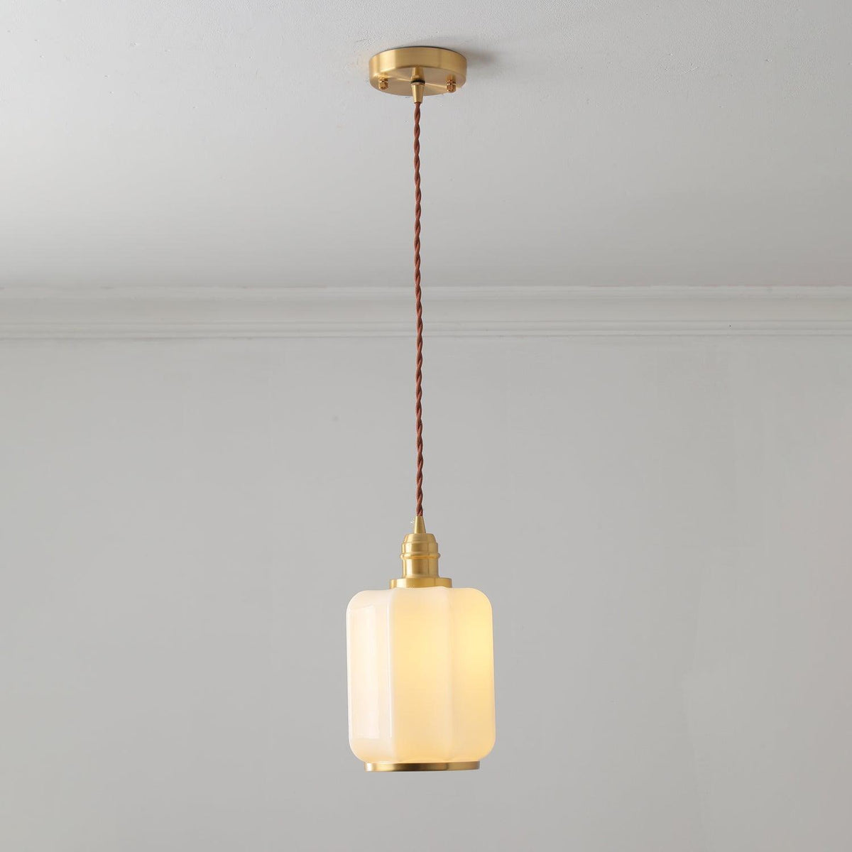 Lume Brass Vintage Pendant Light
