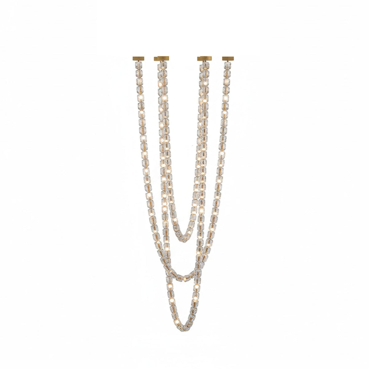 Nexus Gold Crystal Chandelier