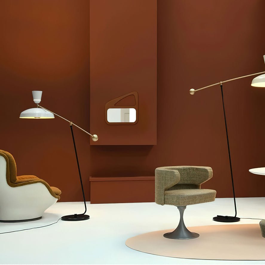 Celeste Minimalism Brass Floor Lamp