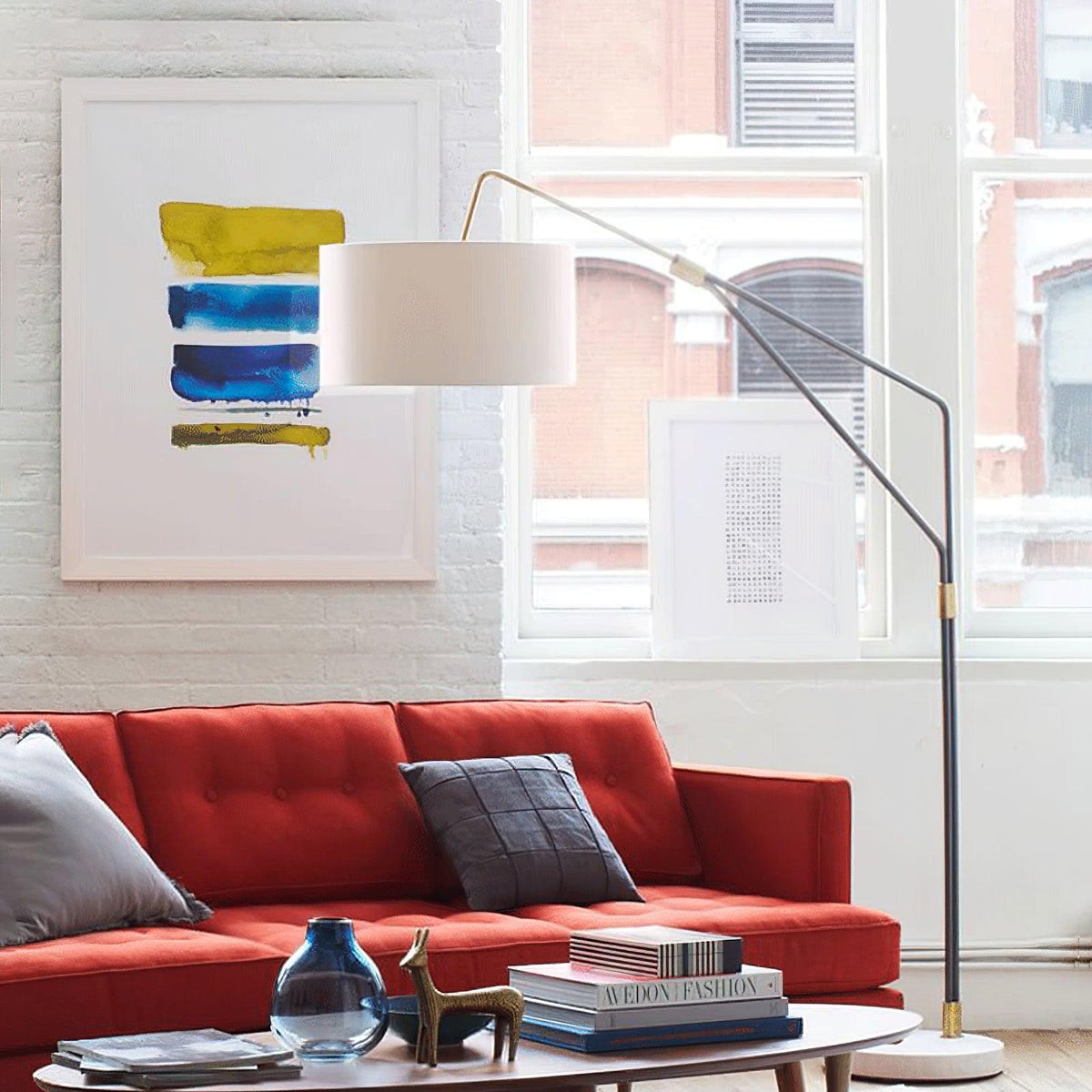 Eveny Minimalist Marble Floor Lamp