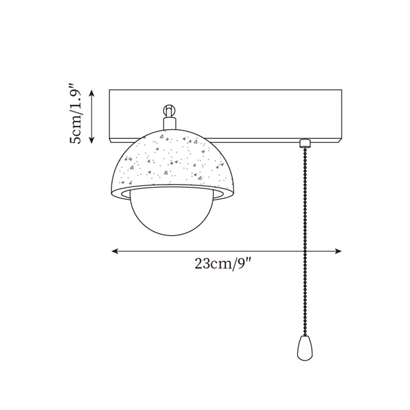 Gevon Travertine Wall Lamp - Neutral Decor