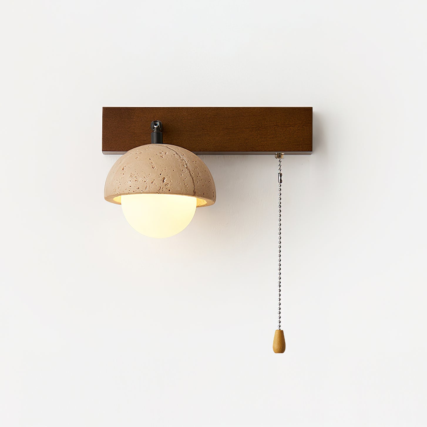 Gevon Travertine Wall Lamp - Neutral Decor