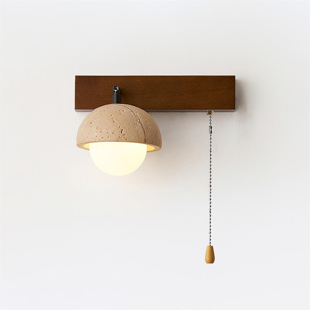Gevon Travertine Wall Lamp - Neutral Decor