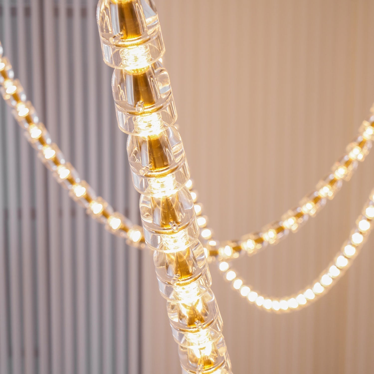 Nexus Gold Crystal Chandelier