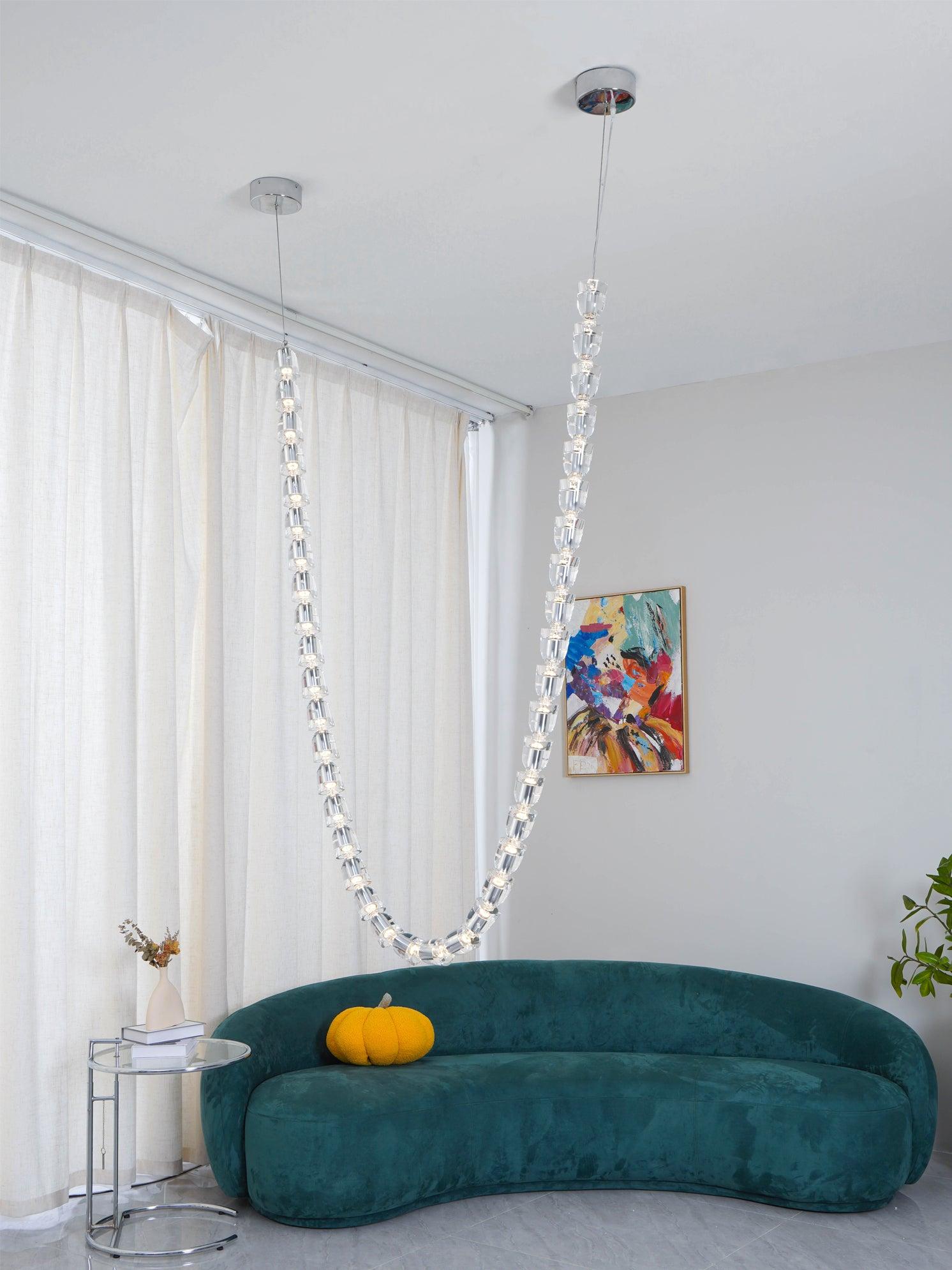 Nexus Chrome Crystal Chandelier