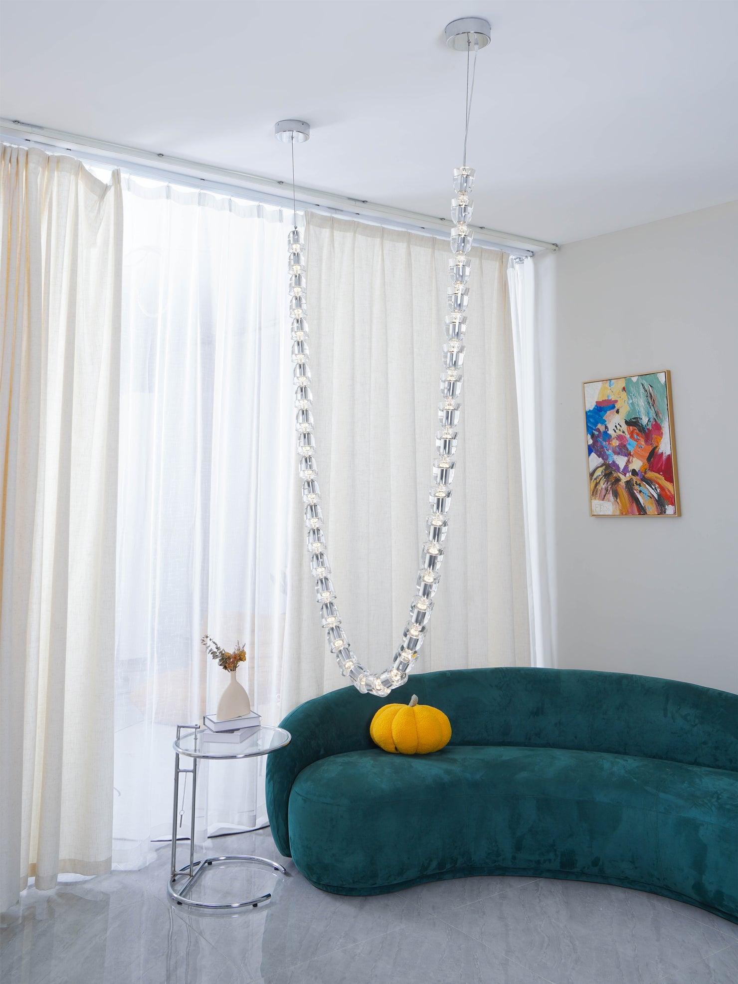 Nexus Chrome Crystal Chandelier