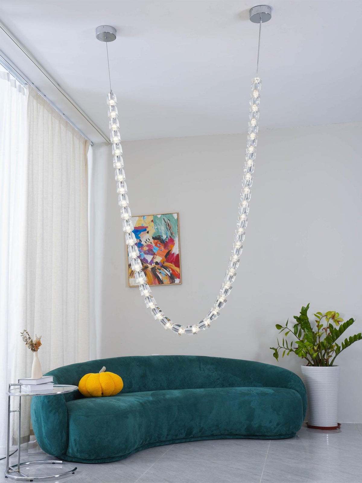 Nexus Chrome Crystal Chandelier