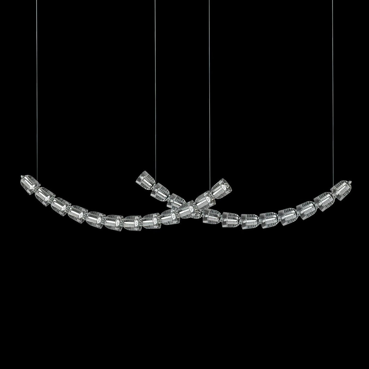 Cascade Modern Acrylic Chandelier