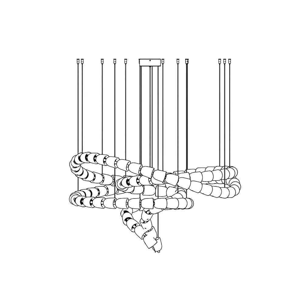 Nexus Chrome Crystal Chandelier
