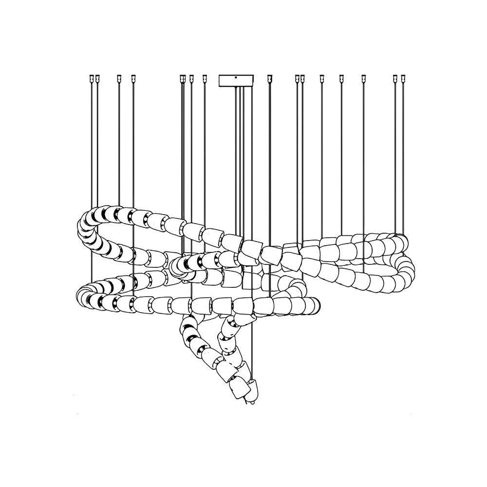 Nexus Chrome Crystal Chandelier